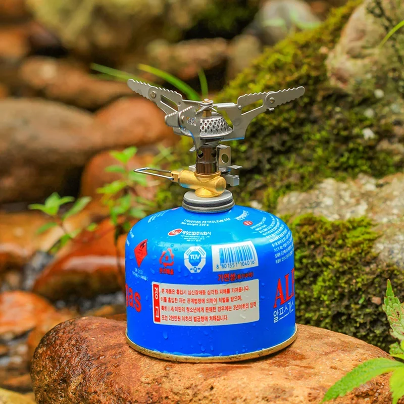 

2026 New BRS-3 Portable Camping Stove, Integrated Folding Gas Camping Cooker, Windproof Butane Stove for Barbecue，Outdoor Travel
