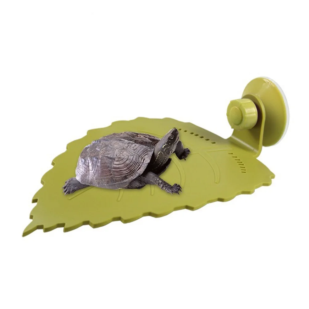 

Turtle Sunbathing Platform Large Stand Durable Plastic Leaf Rack Easy Habitat Terrarium Accessory Pet Supplies