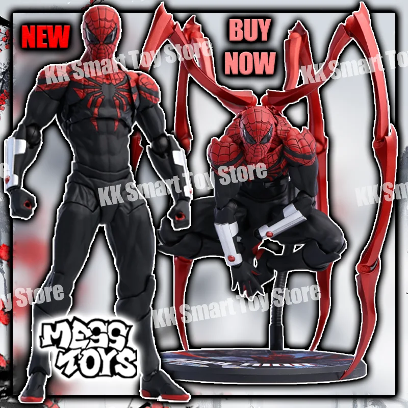 

New-Hot Mess Toys Superior Spider Man Messtoys Spiderman Neighbor Doctor Octopus Peter Parker Anime Action Figure Gifts Toys