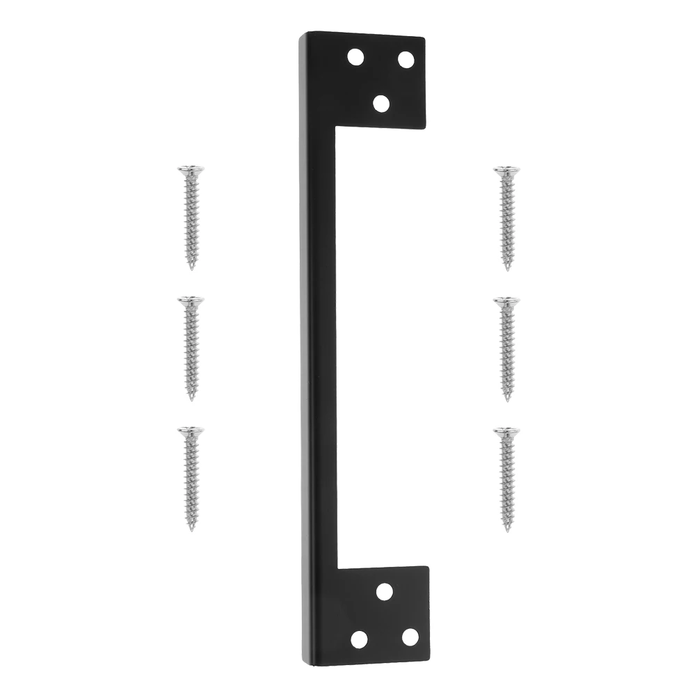 

Stainless Steel Door Latch Guard Design Enhanced Security Deadbolt Cover Plate Lock Protector Hardware Reinforcement