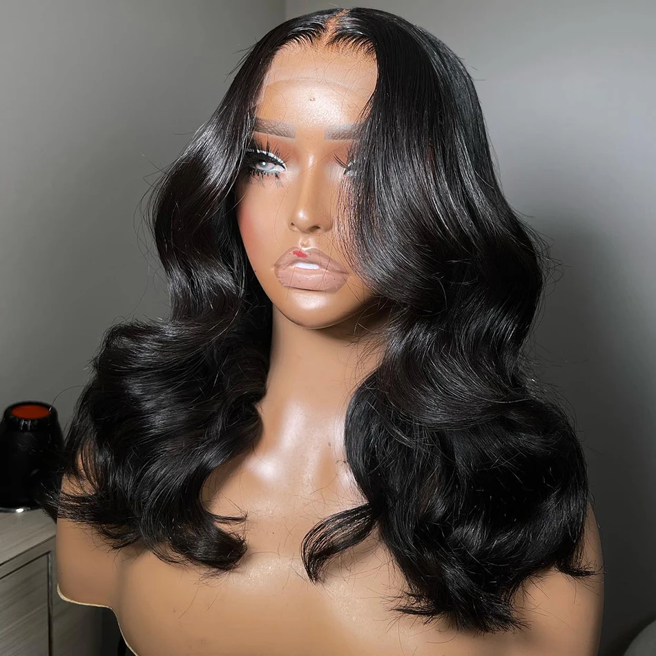 Bob Lace Front Wig 13x4 Brazilian HD Transparent Lace Frontal Wig Body Wave 5X5 Lace Glueless Closure Pre Plucked Wig For Women