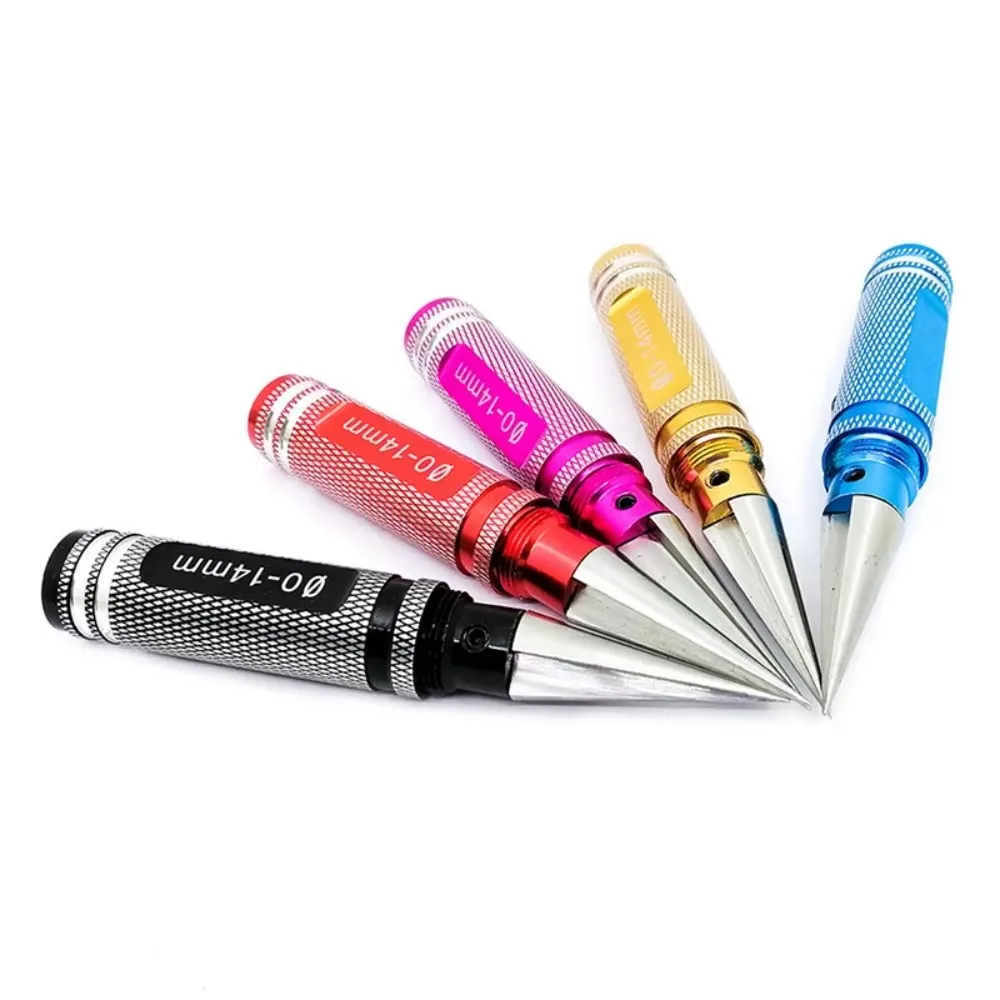 0-14mm skala rozwiertak rozwiertak dziurkacz narzędzie rozwiertak otwór stalowy otwór RC montaż RC obudowa samochodu wysoka stal tytanowa powłoka