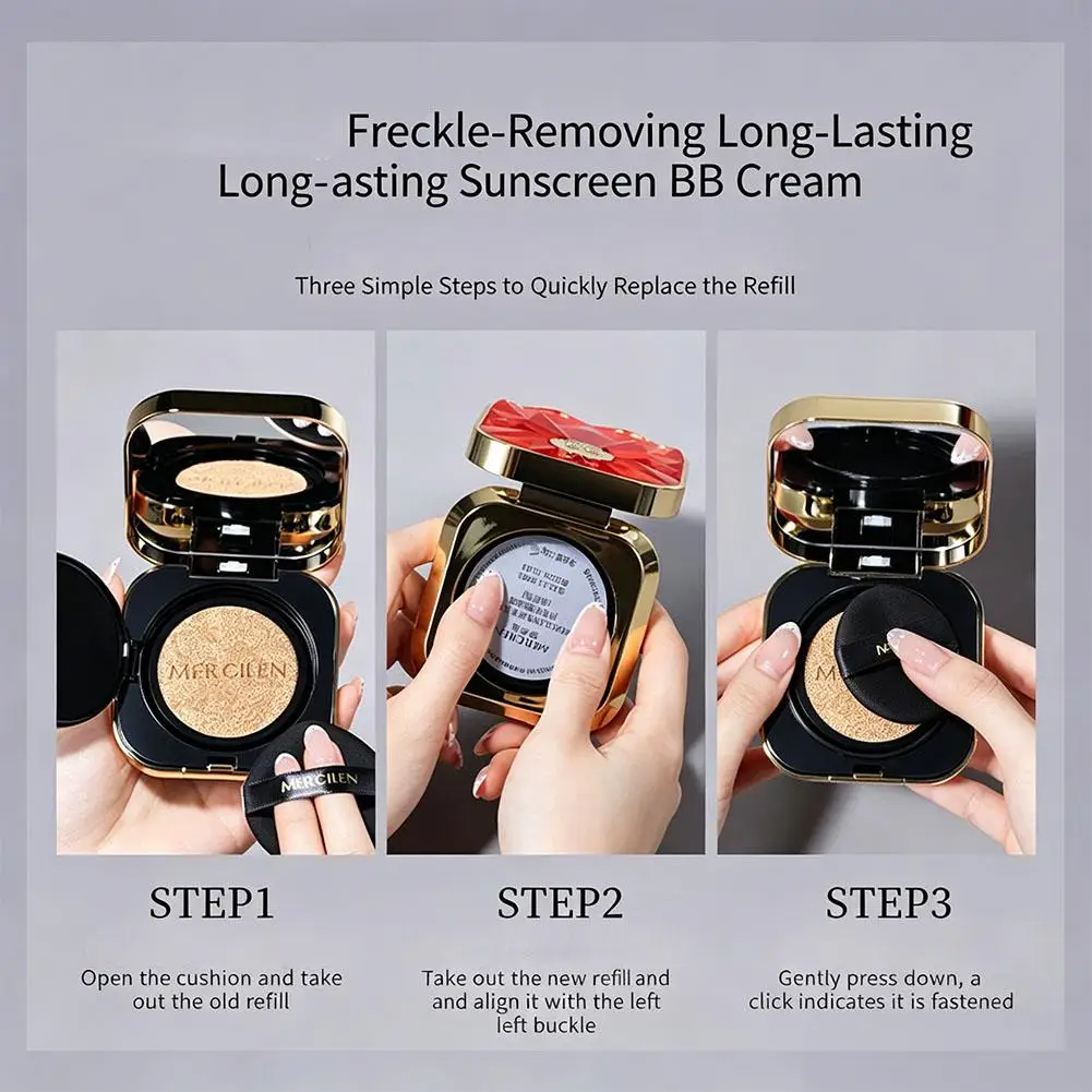 8-in-1 Multitasking BB CC Cream SPF 50+ PA+++ Brightening Foundation Long-Lasting Concealer Moisturizing Skin Care Makeup - view 6