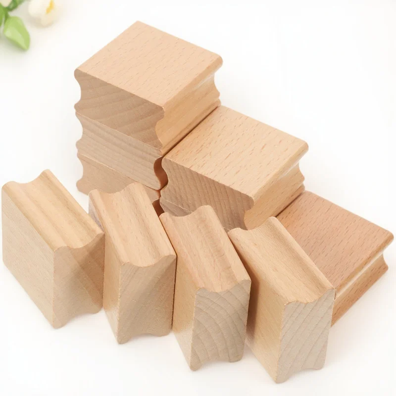 

10pcs Wooden Stamp Set For Kids Diy Craft Clear Printing Meticulous Carving Scrapbook Letter Decor Handmade Seal Supply Blank