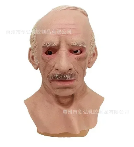 Máscara de Cosplay de película Breaking Bad para Halloween, disfraz de anciano Calvo aterrador, divertido, tocado de látex, accesorios de