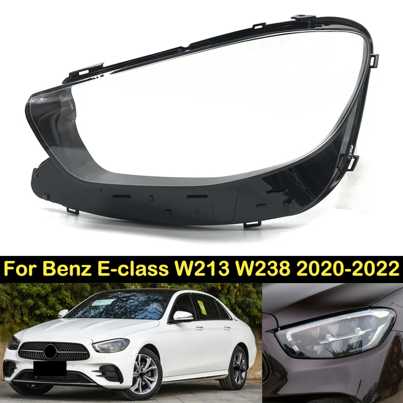 

DECHO For Mercedes Benz E-class W213 W238 2020 2021 2022 Headlamp Cover Headlight Shell Lens Plexiglass Replace Lampshade