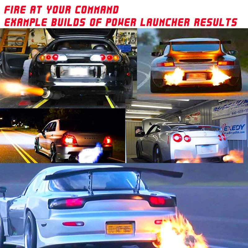 Racing Power Builder Type B Flame Kits Exhaust Ignition Rev Limiter Launch Control For Nissan Subaru Toyota