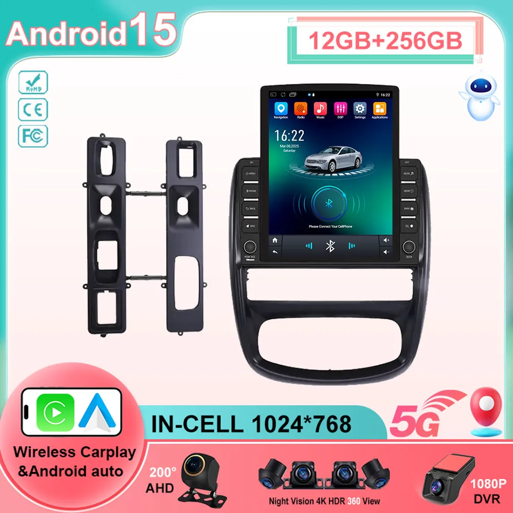 9.7 android 15 rádio do carro reprodutor de vídeo multimídia para renault duster 1 2010- 2015 carplay dvd autoraido navegação gps wifi