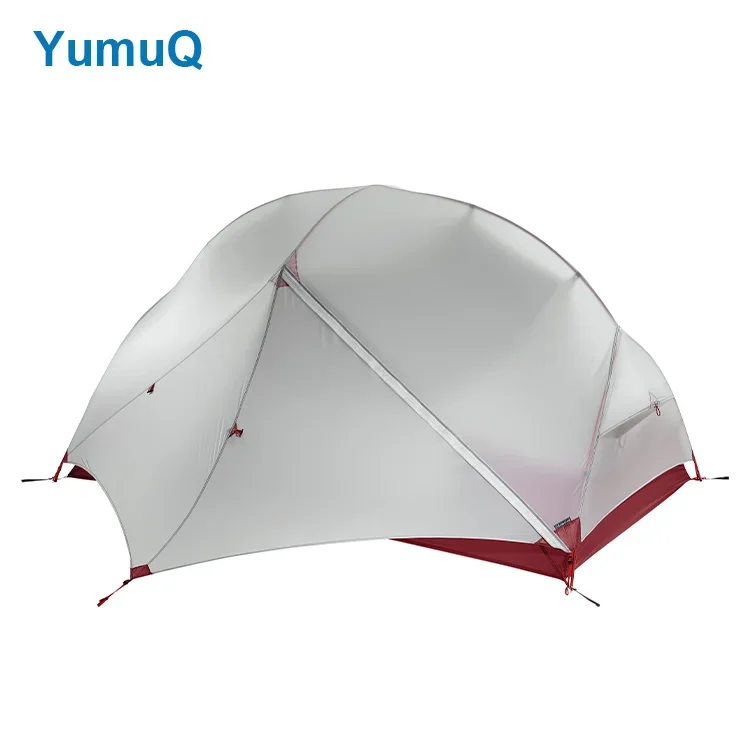 YumuQ Camping Gear Backpacking Pyramid Trekker Tent Ultra Light Two 3 Person With Bed Canopy