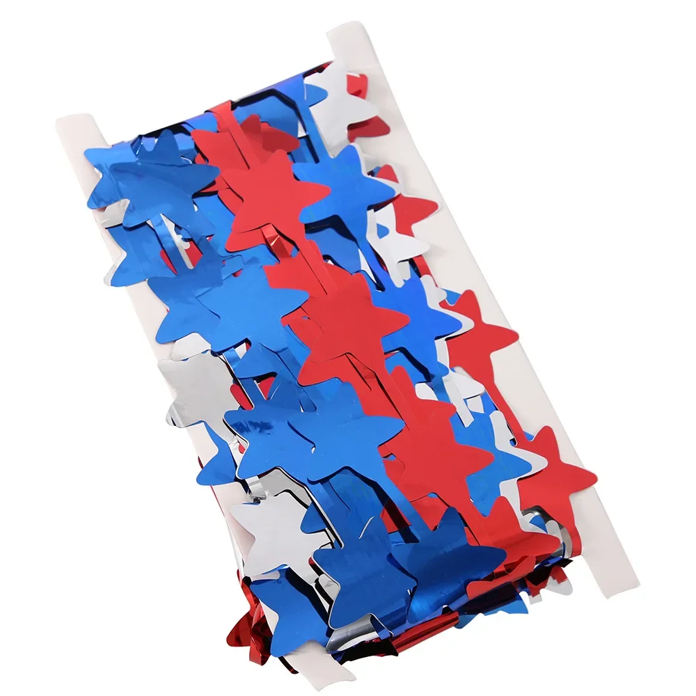 Patriotic Tinsel Fringe Curtains 5
