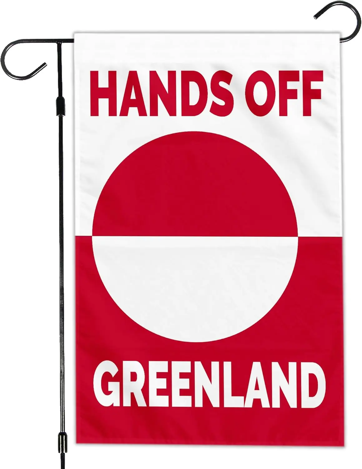 Greenland Garden Flag - 12X18 Inch Double Sided Flag - for Garden Patriotic Balcony Yard Decor (Flagpole Not Included) ZZM