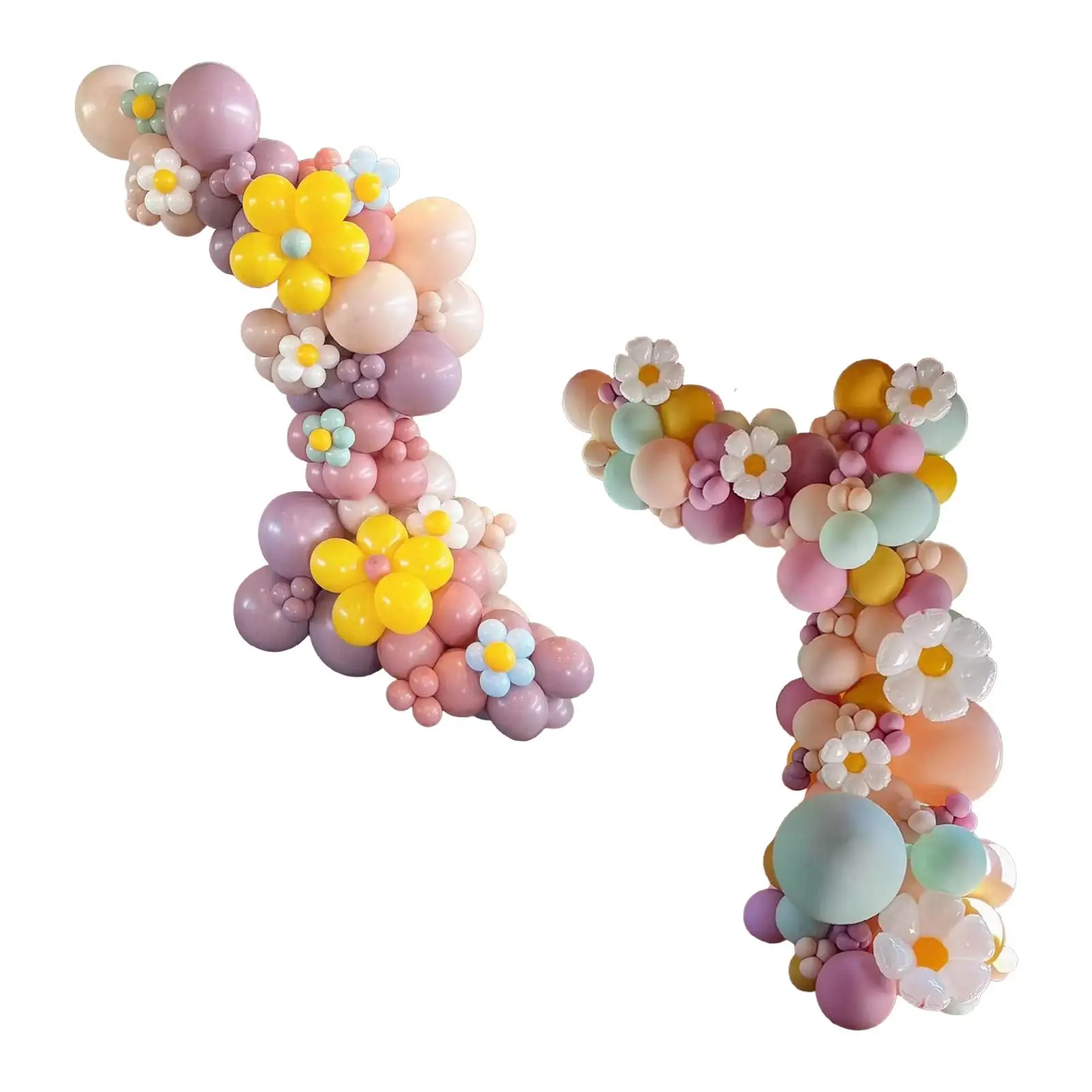 Balloon Garland Arch Set Assorted Colors Mixed Sizes Latex Balloons for Baby