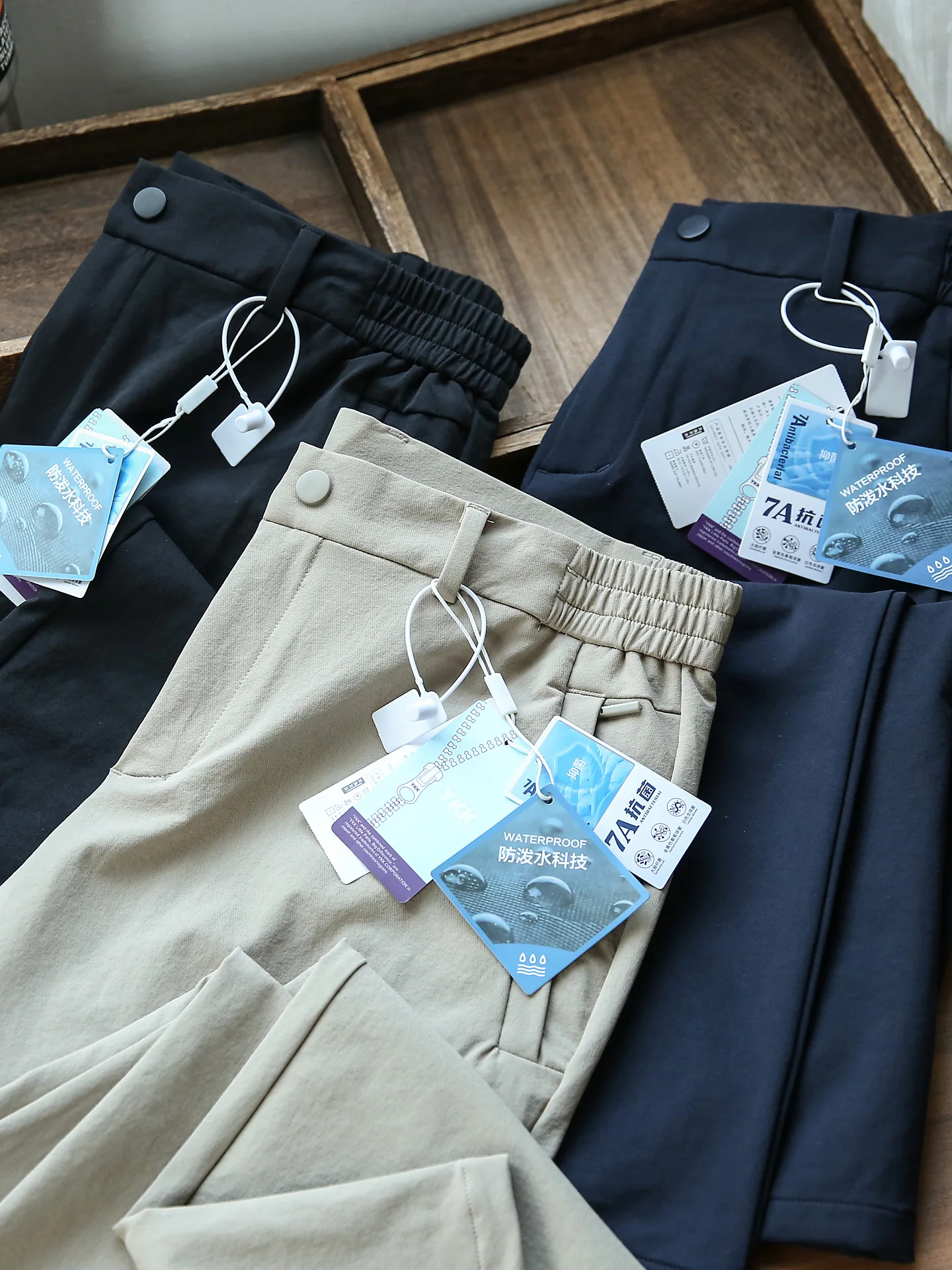 

Мужские повседневные брюки прямого кроя, осенняя новинка, водоотталкивающая ткань из нейлонового смесового материала, 3D-кроение, цветные, эластичные, для отдыха