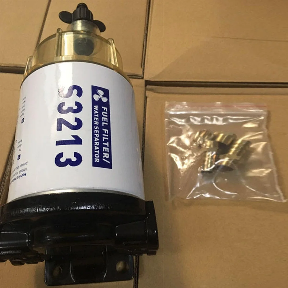 S3213 Fuel Filter Water Separator Assembly Outboard For Yamaha Mercury Quicksilver OMC Marine Engine Boat Filter Kit