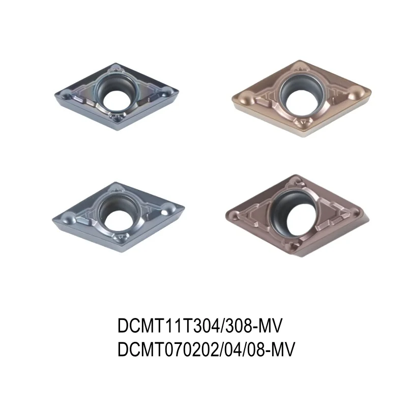 

DCMT11T304/DCMT070202/04/08 Internal Tool Carbide Insert High Quality Lathe Tool CNC Steel Processing Turning Insert