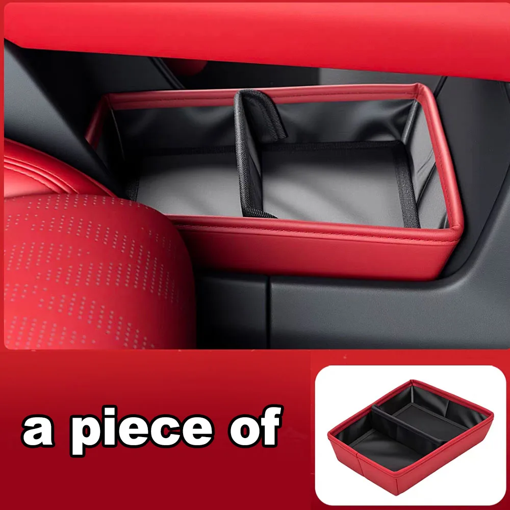  For Zeekr 8X 2026-2027 Foldable Center Console Storage Box Divided Interior Organizer Tray Auto Lower Space Interior Parts  ﻿