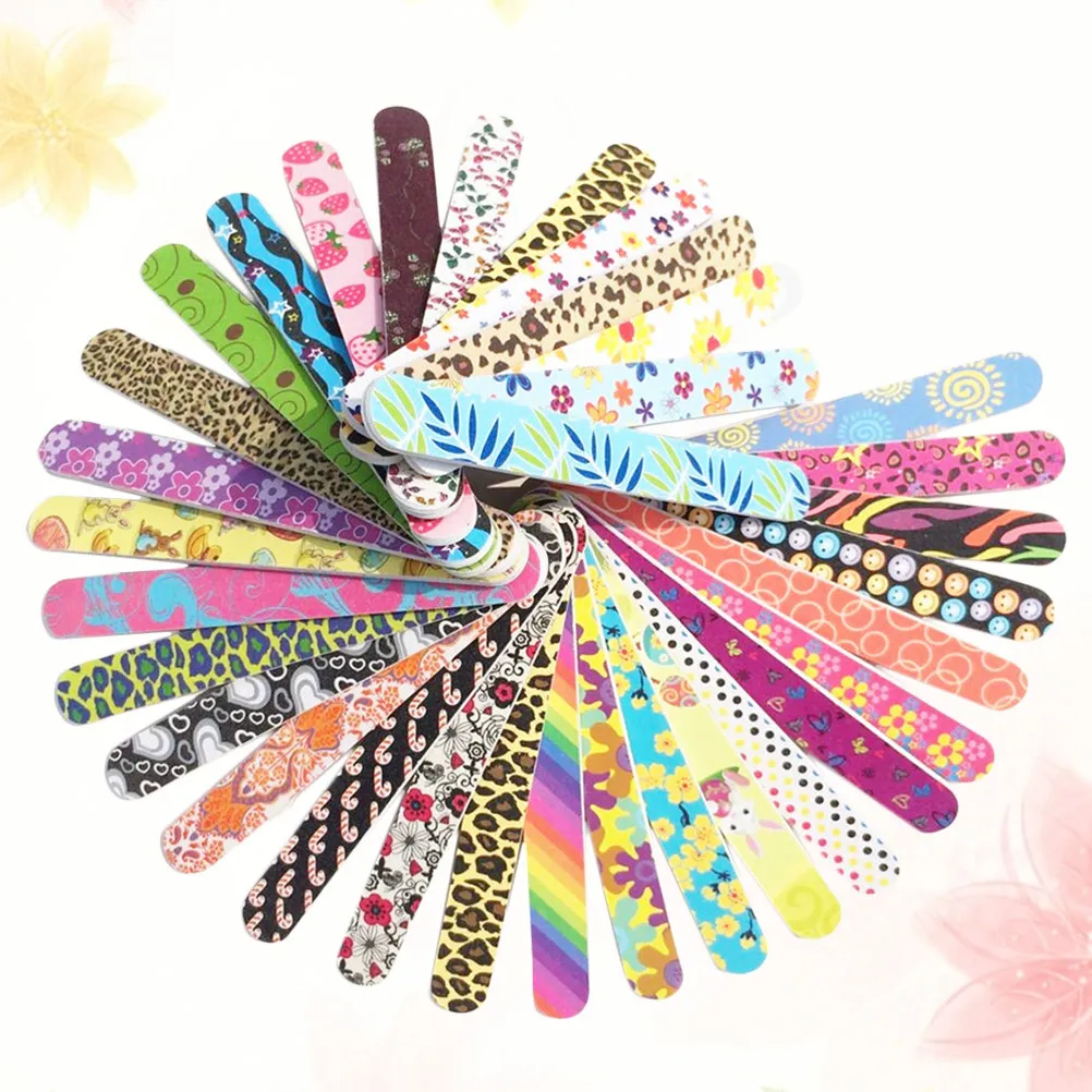 

50 шт. пилок для ногтей, буферы для шлифовки и полировки, из материала EVA PP, гладкой формы, для натуральных и накладных ногтей