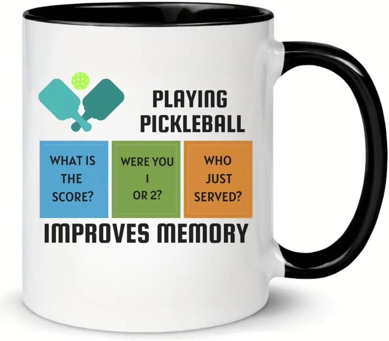 

MissDaisy-Pickleball Improves Memory Mug | Pickleball Accessories | Gift For Grandma | Gifts For Her | Mothers Day Gift | Unique