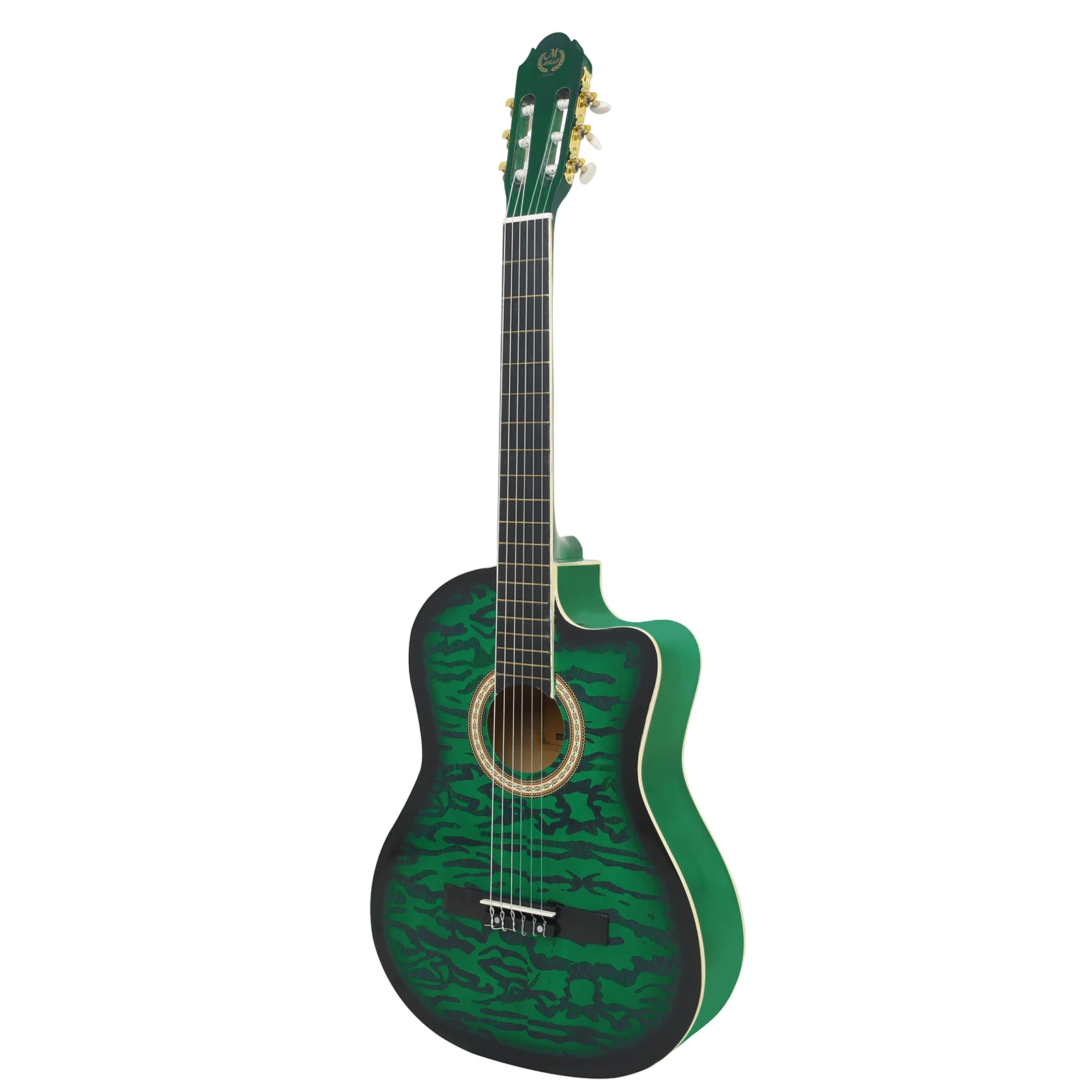 M MBAT 39 Inch 19 Frets Classical Guitar 6 Strings Acoustic Guitar Spruce Top Classic Guitarra For Beginners/Performers