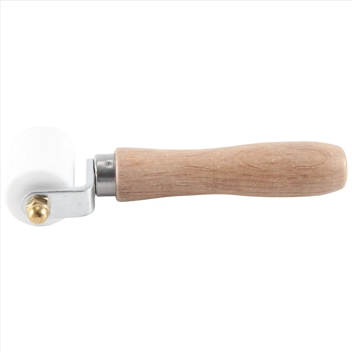 

AB09 Heavy Duty 40mm White PTFE Seam Roller for PVC / EPDM Roofing Vinyl Decking Membrane and Banner Welding