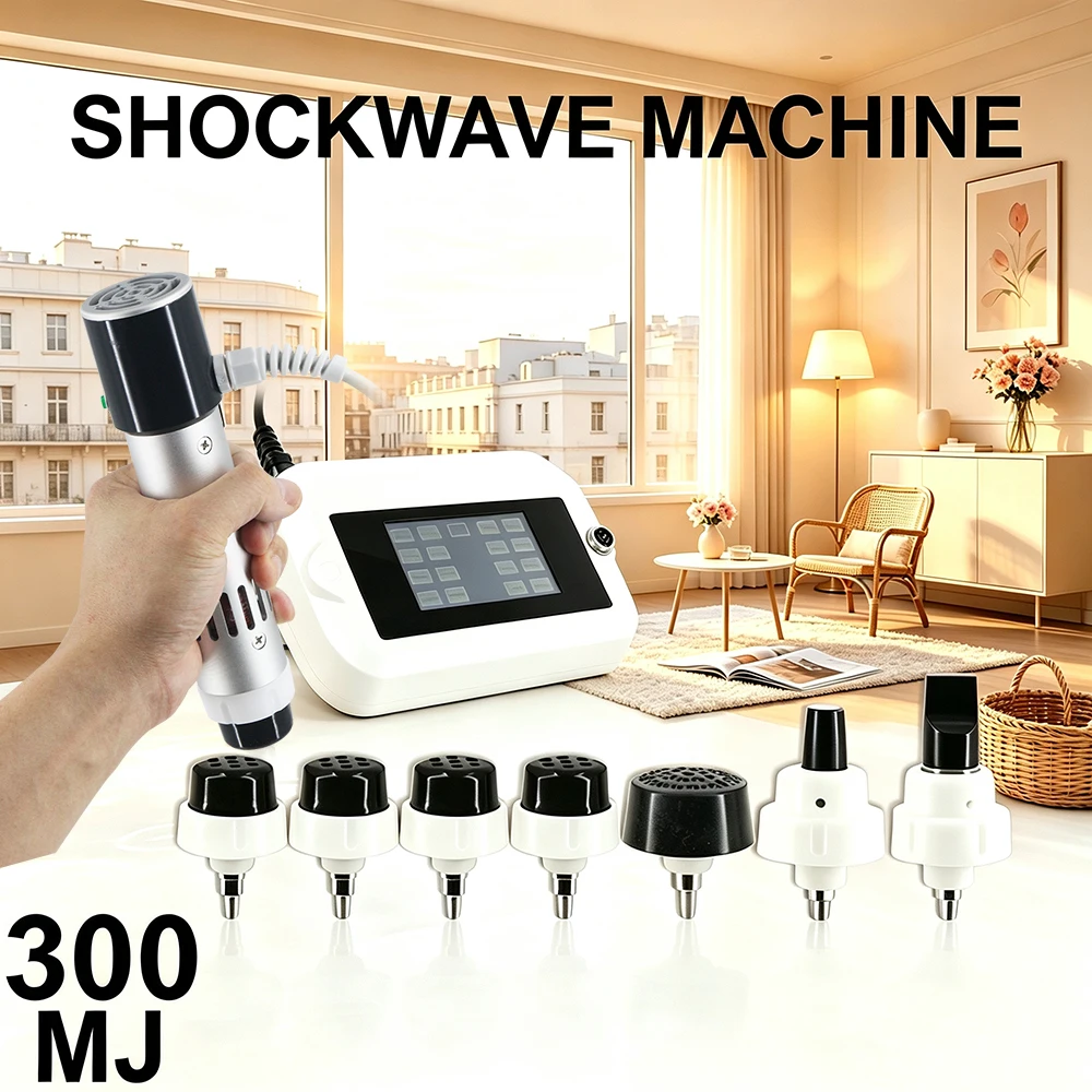 Shockwave Therapy Machine Effectively Relieve Shoulder Neck Pain 7 Heads Massager ED Treatment Health Care Newest