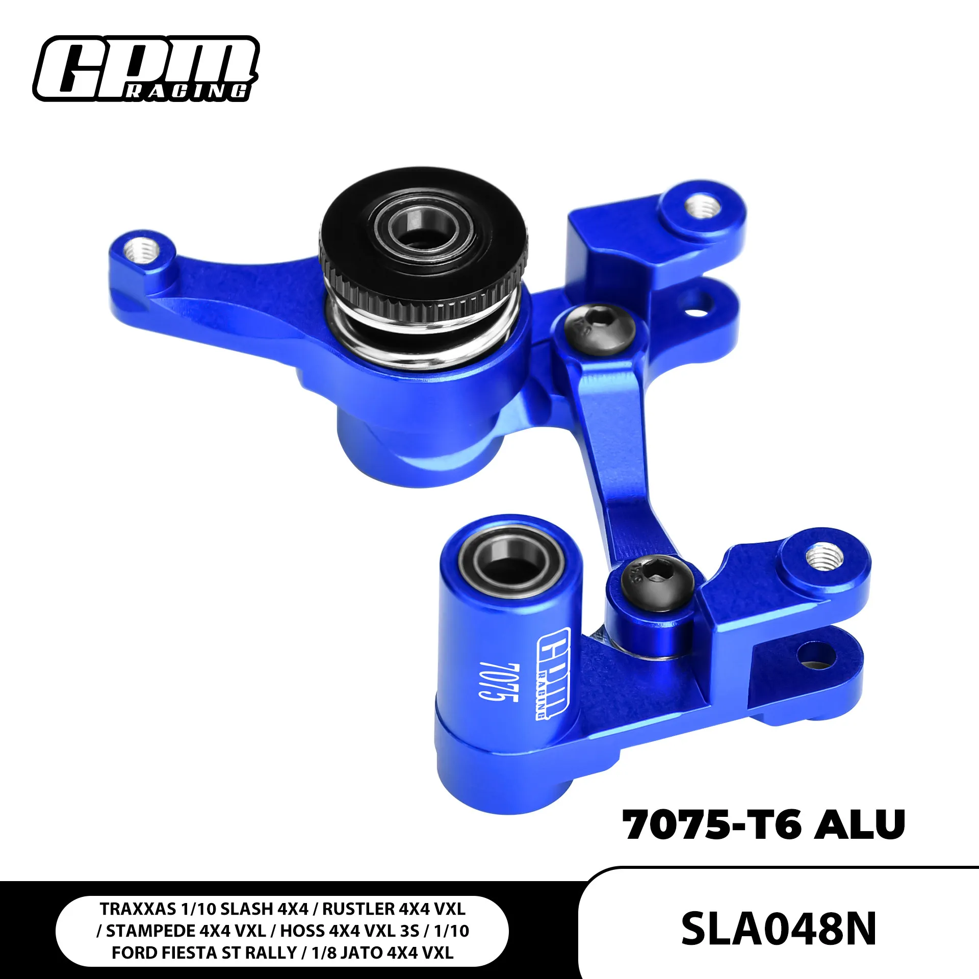 Aluminum 7075‑T6 Front Steering Combination For TRAXXAS 1/10 SLASH 4X4 / HOSS 4X4 VXL
