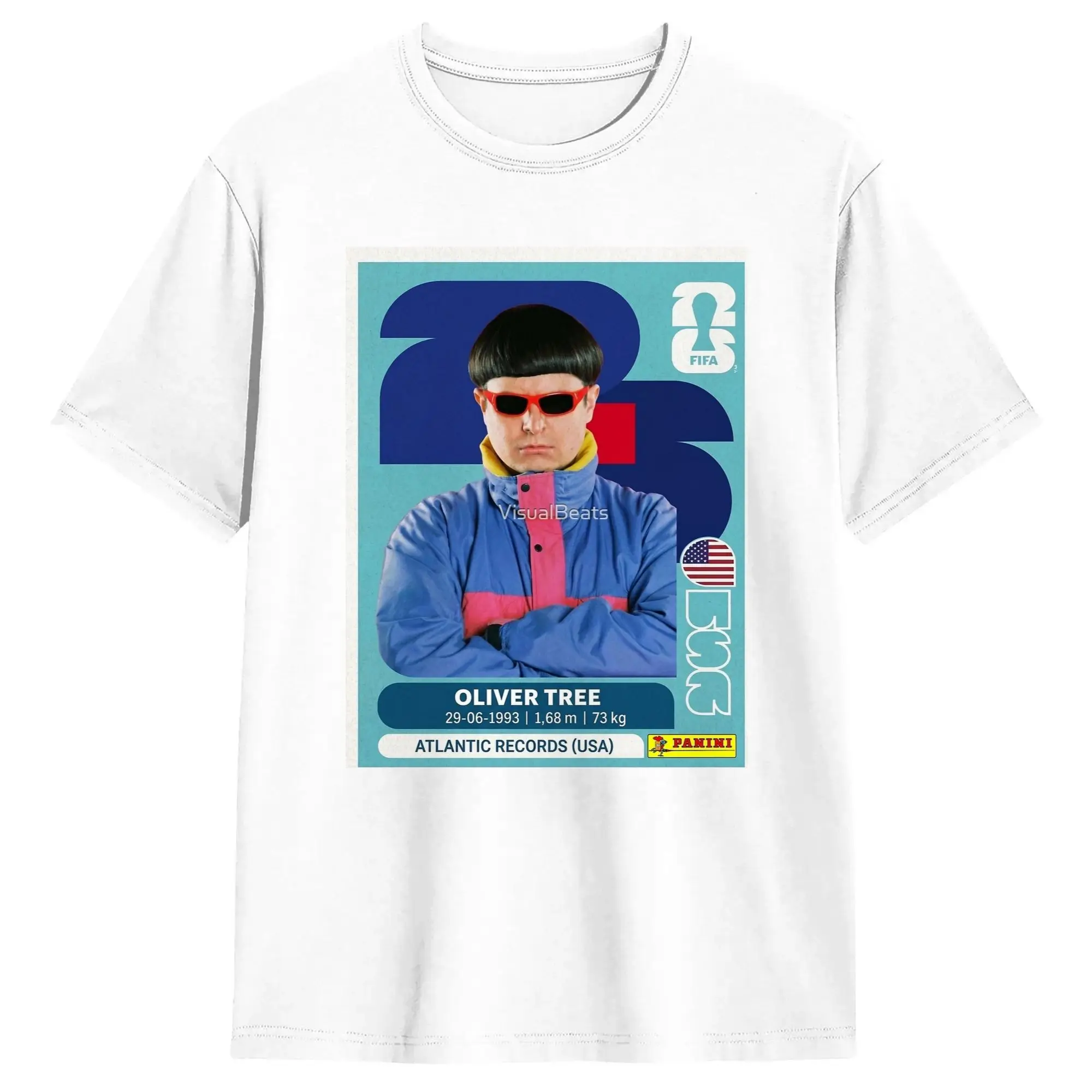 Streetwear T Shirt Summer Oliver Tree Panini Fashion T Shirts  Pure Cotton Tee Shirt for Couple Aesthetic Short Sleeve Tees