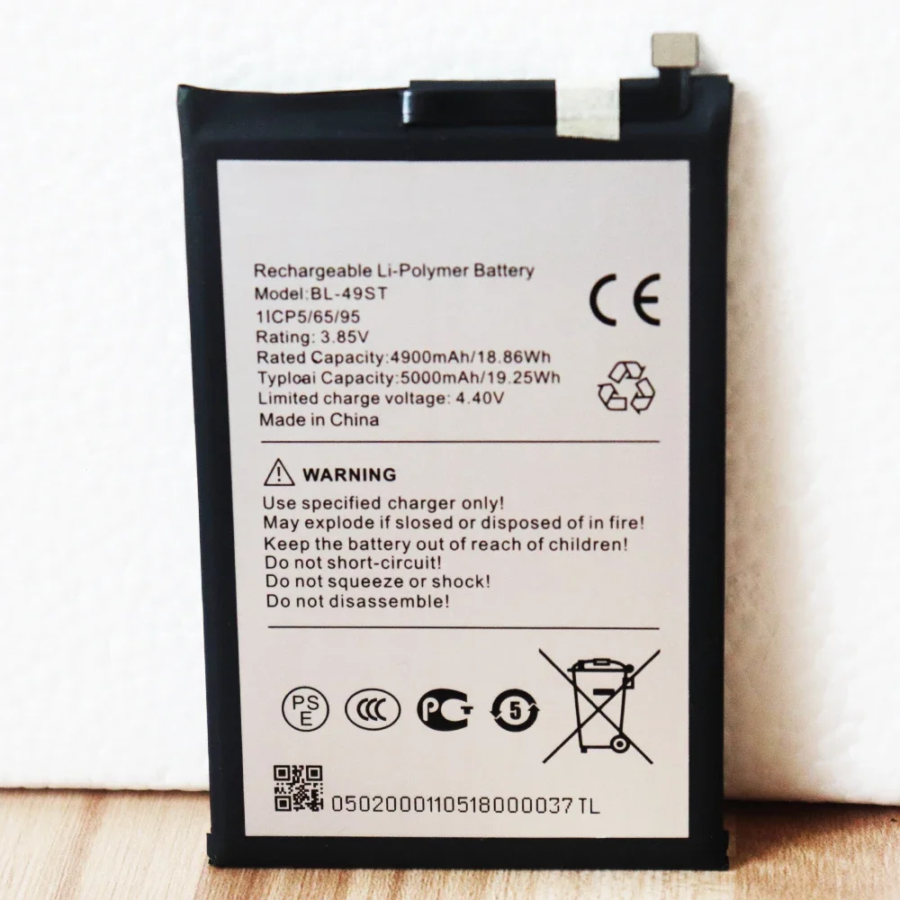 Newest Original Cell Battery 3.85V 5000mAh BL-49ST For TECNO Spark 10C (KI5k) Mobile Phone Battery+Tools