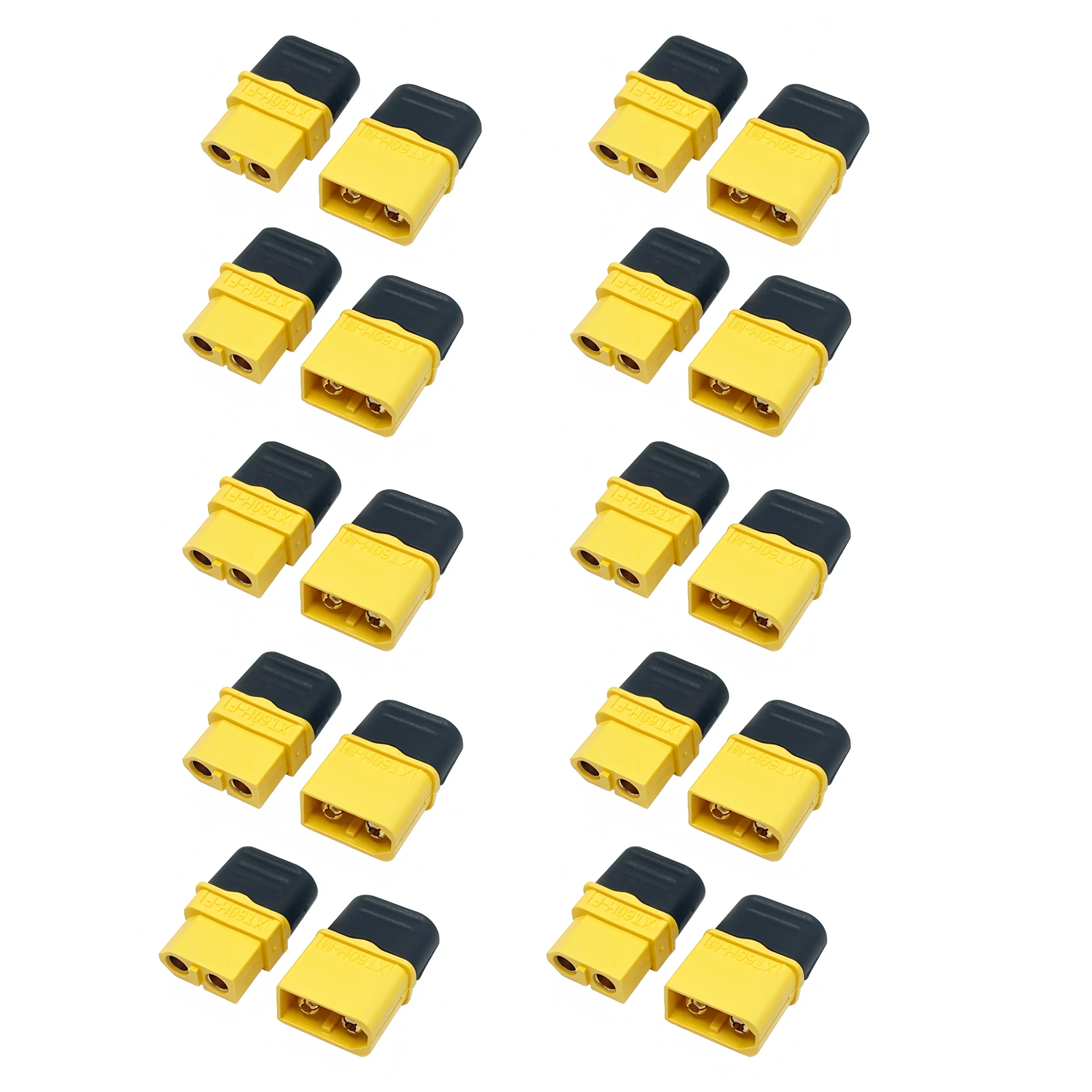 10/20pair XT60H Connector Plug And Sheath Housing Set Female & Male XT60 Bullet Adapters for RC Lipo Battery Car Drone Airplane view 6
