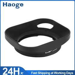 Haoge Bayonet Square Metal Lens Hood Shade with Hollow Out Designed for Voigtlander ULTRON 28mm f2 Type I & II VM Lens