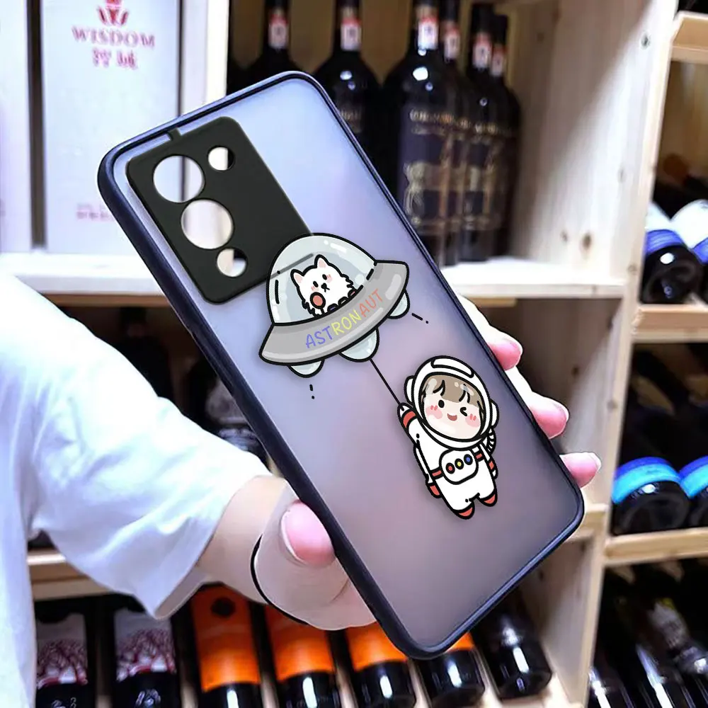 Matte Phone Case for infinix NOTE 30 12 G96 11 10 8I 8 7 SMART 4 SPARK 8 8P 5 6 PRO Edge Case Funda Capa Shell Cute Little Girl