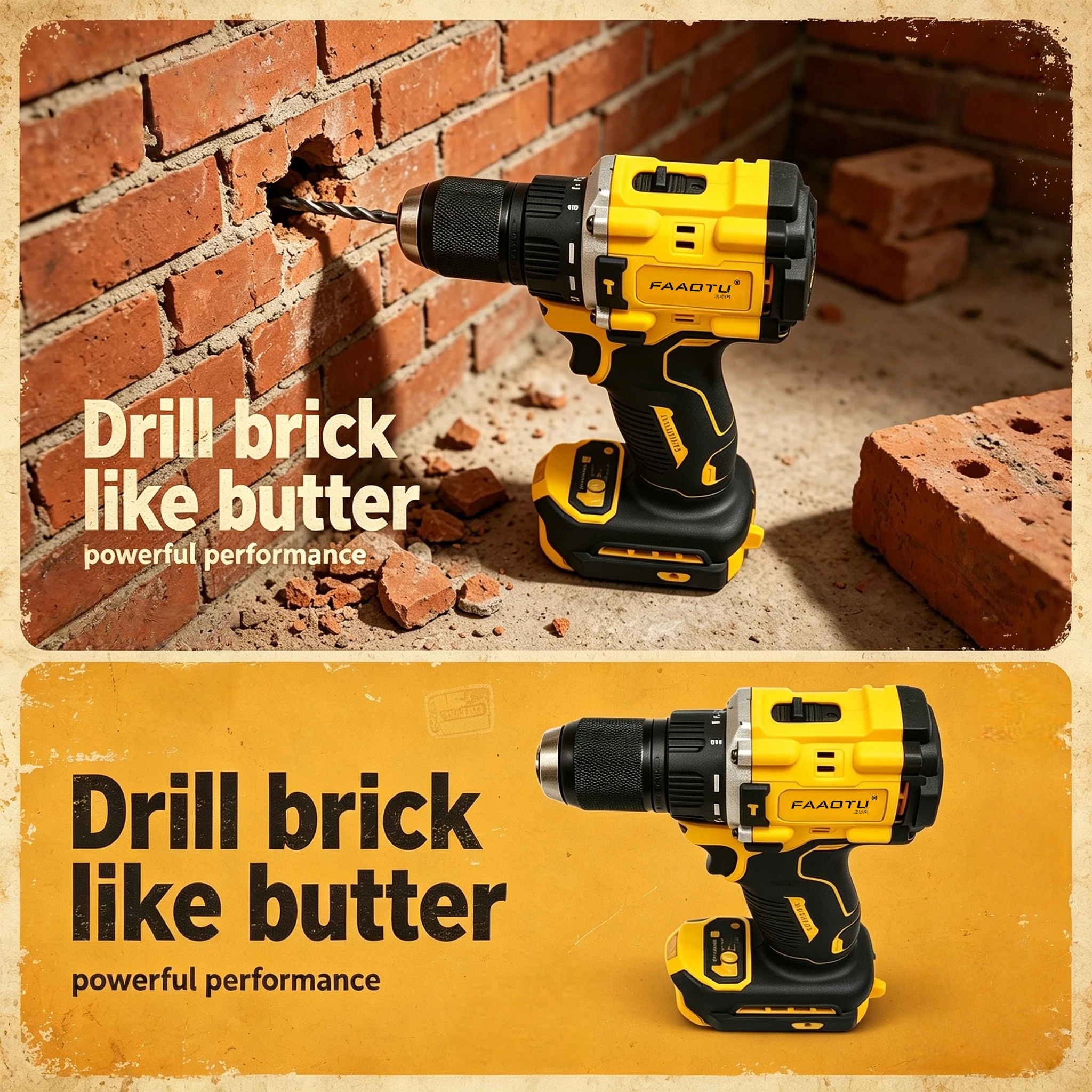 FAAOTU DCD805 20V Brushless Cordless Impact Drill Electric Screwdriver MultiFunction Hand Drill Tool Suitable for DW Battery view 5