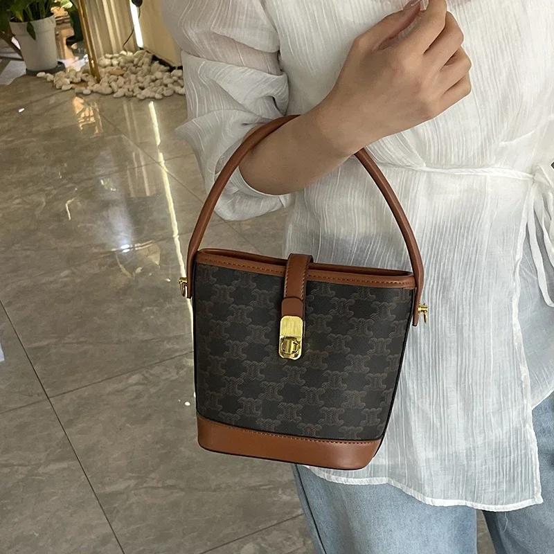 

Elegant Ladies Leather Handbag Luxury Shoulder Bag Designer Crossbody Purse Women's Fashion Tote