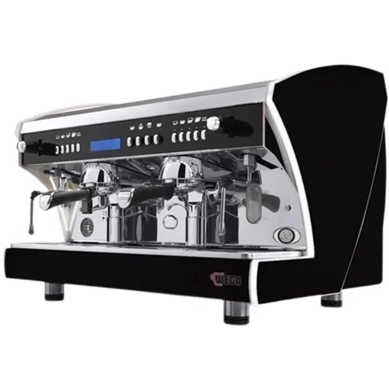 Semi-automatic coffee machine professional Italian double head electronic control