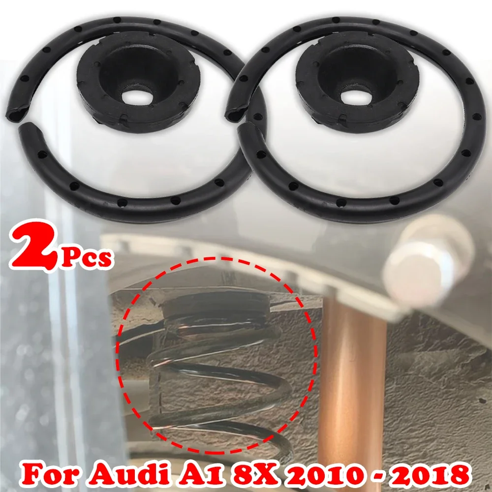 

2Pcs For Audi A1 8X Rear Axle Leaf Coil Rubber Springs Plate Rubber Buffer Seats Sleeve 2010 -2016 2017 2018 Struts Assemblies