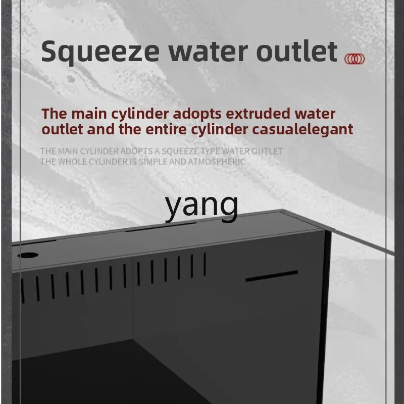 

lmm Fish Tank Aquatic Plants Industrial Style Living Room Home Super White Ecological Bottom Filter Landscape Aquarium