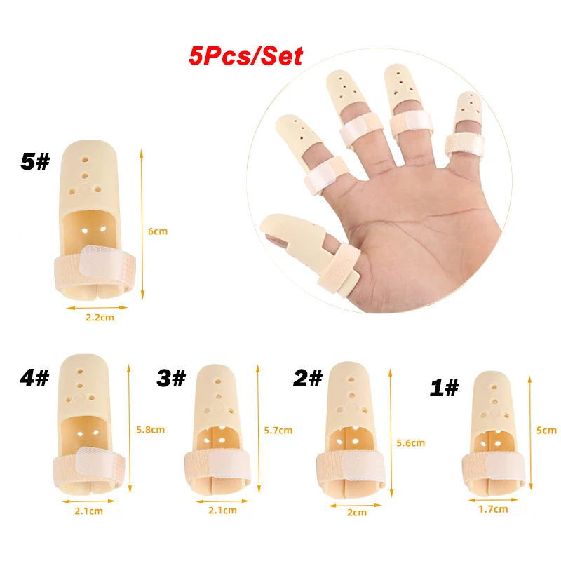 Pexmen Finger Splint Mallet Finger Support Protector Adjustable Finger Immobilizer for Finger Pain Joint Protection