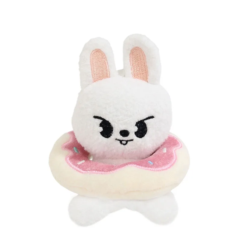 스즈 스트레이 어린이 플러시 인형 도넛 가방 키체인 펜던트 팡 캔 리롱푸 유명인 동일 스타일 인형 생일 선물 어린이용