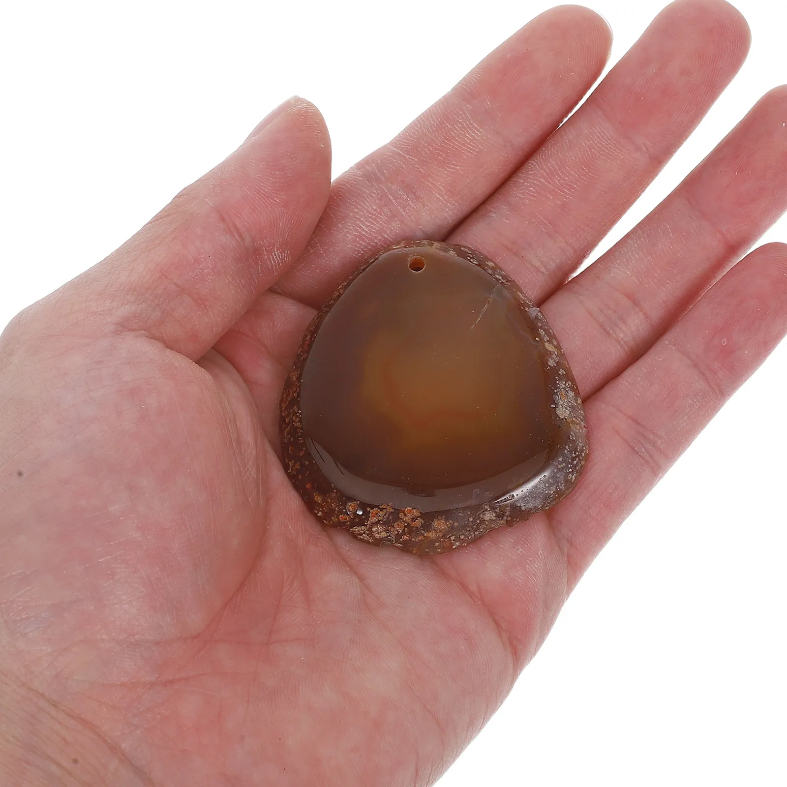 

20pcs Colorful Agate Slices Natural Stone Plates For Diy Jewelry Wind Chime Pendants Home Decor Sliced Agate With Holes