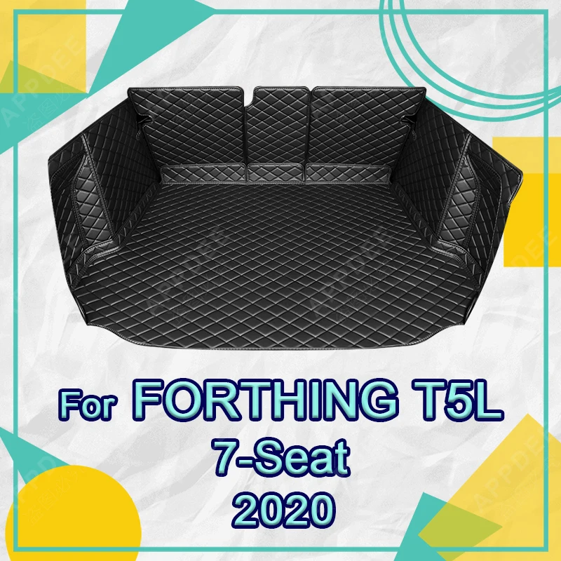 Auto Full Coverage Trunk Mat For Dongfeng Forthing T5L 5-Seat 2020 Car Boot Cover Pad Cargo Liner Interior Protector Accessories