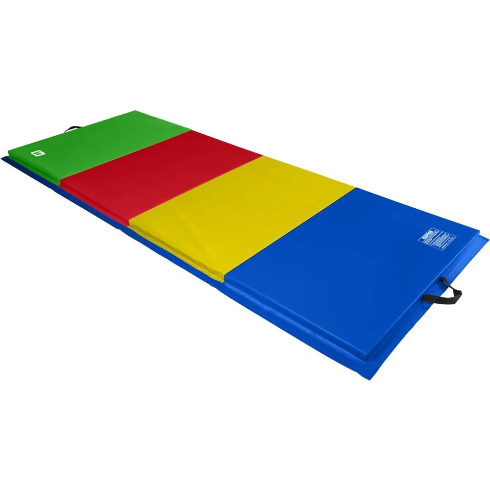 

4 ft x 10 ft x 2 in Personal Fitness & Exercise Mat, Lightweight and Folds for Carrying