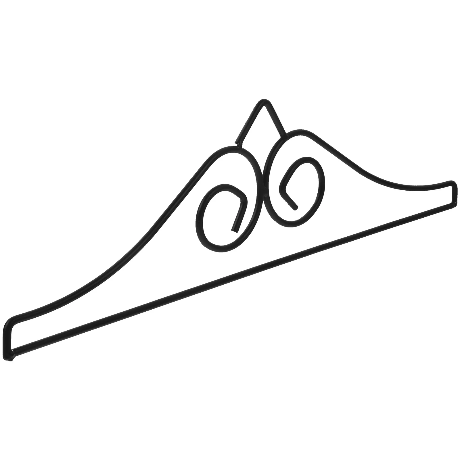 

1Pcs Flag Post Accessories Metal Garden Flag Pole Rack Easy Install Outdoor Yard Flags Holder for Windy Weather Decoration Black