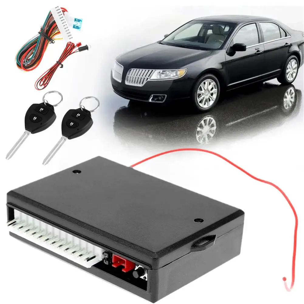 

Car Keyless Entry System Remote Start Kit With 2 Remote Keys Central Door Lock/unlock Trunk Release For Universal Vehicles L5k9