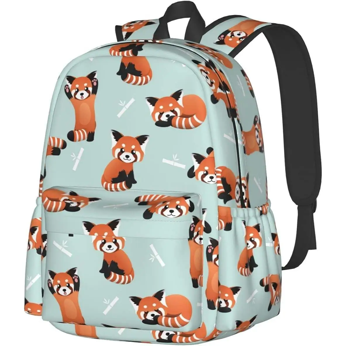 

Рюкзак с милой красной пандой, рюкзак для ноутбука, сумка через плечо, школьная сумка для книг, повседневный рюкзак, повседневный рюкзак для путешествий, кемпинга