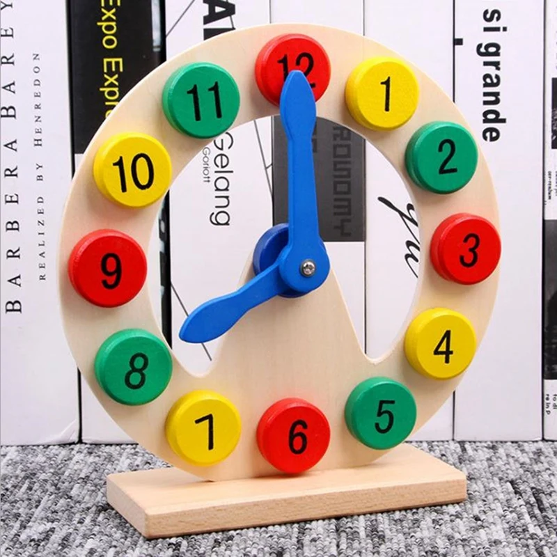 

Wooden Toys Learn To Tell Time Wooden Digital Clock Teaching Aids Kids Baby Early Learning Toys For Children