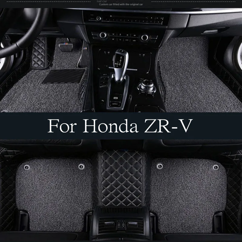 

Car Floor Mat for Honda ZR-V RZ ZRV HR-V HRV RZ2 US AWD 2023 2024 Foot Parts TPE Liner Carpet Pad Custom Cover Rug trunk mat