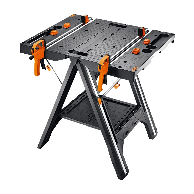 Multifunctional workbench WX051 mobile woodworking table folding maintenance table