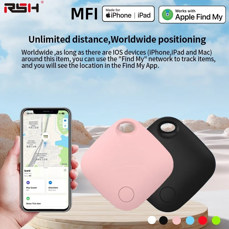 GPS Smart Air Tag Mini Smart Tracker Bluetooth Smart Tag Child Finder Pet Car Lost Tracker For Apple IOS System Find My APP