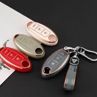 TPU Car Remote Key Case Cover Shell Fob For Nissan/Qashqai/ Juke J10 J11/X-Trail T32 T31/Kicks/Tiida/Pathfinder Note/Infiniti