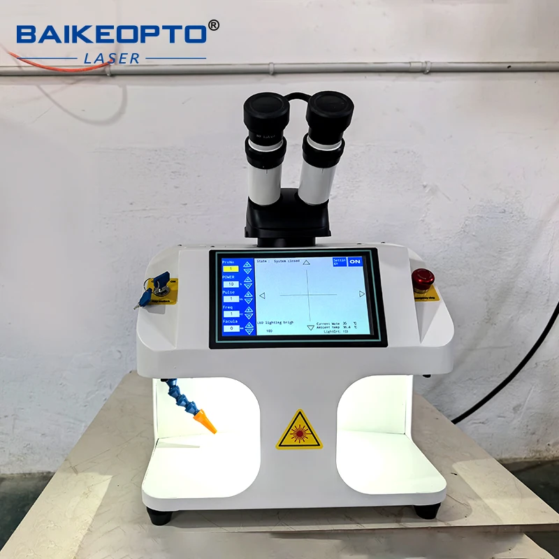 BK-JW100A Closed Cabinet Jewellery Processing Laser Welder For Handcraft Gold Silver Jewelry Repair & Manufacturing
